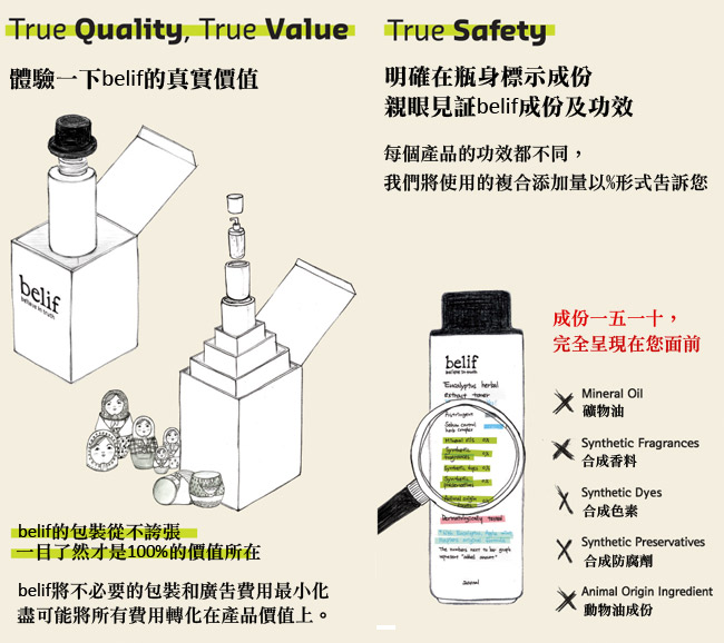 belif 水薄荷清潤炸彈凝凍水精華三入組