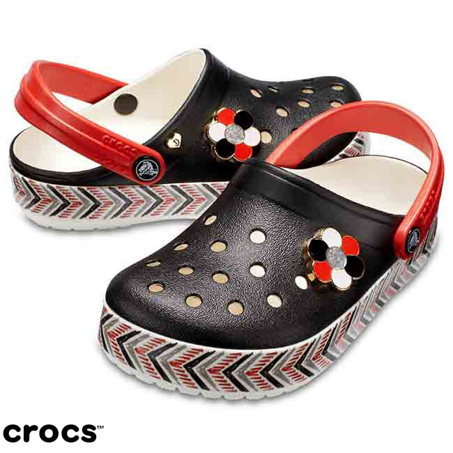 Crocs 卡駱馳 (童鞋) 茱兒X卡駱班克駱格 205244-066