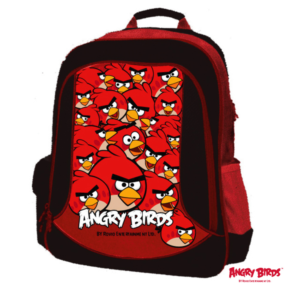 【Angry Birds 憤怒鳥】反光護脊後背包(AB4633A3)