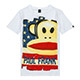 Paul Frank-美國斑駁風情Julius印花短袖T恤-白(女) product thumbnail 1