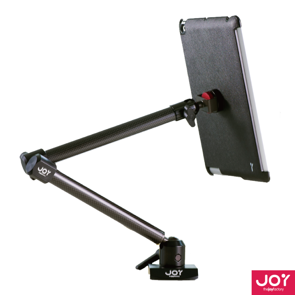 JOY Tournez 磁吸式 iPad Air 大型夾具式碳纖維L型桌架 MMA203