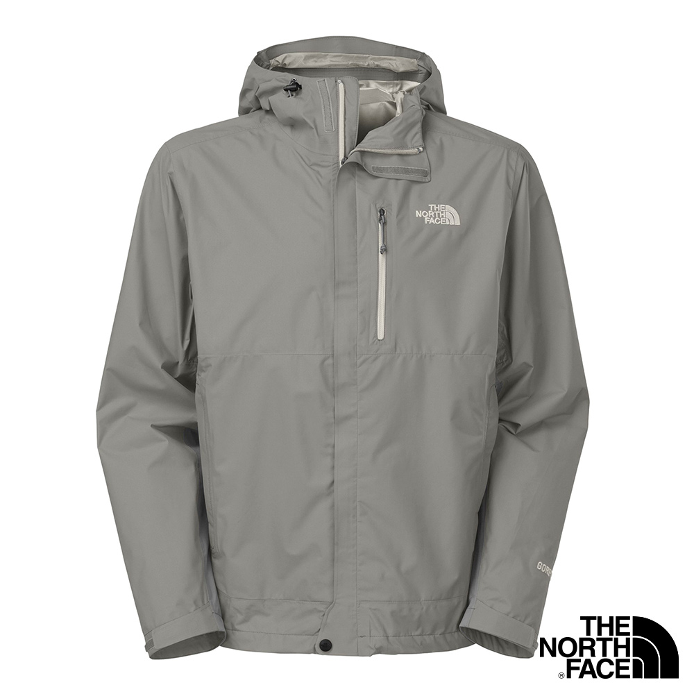 The North Face 男Gore Tex Paclite 防水外套 聖多那灰