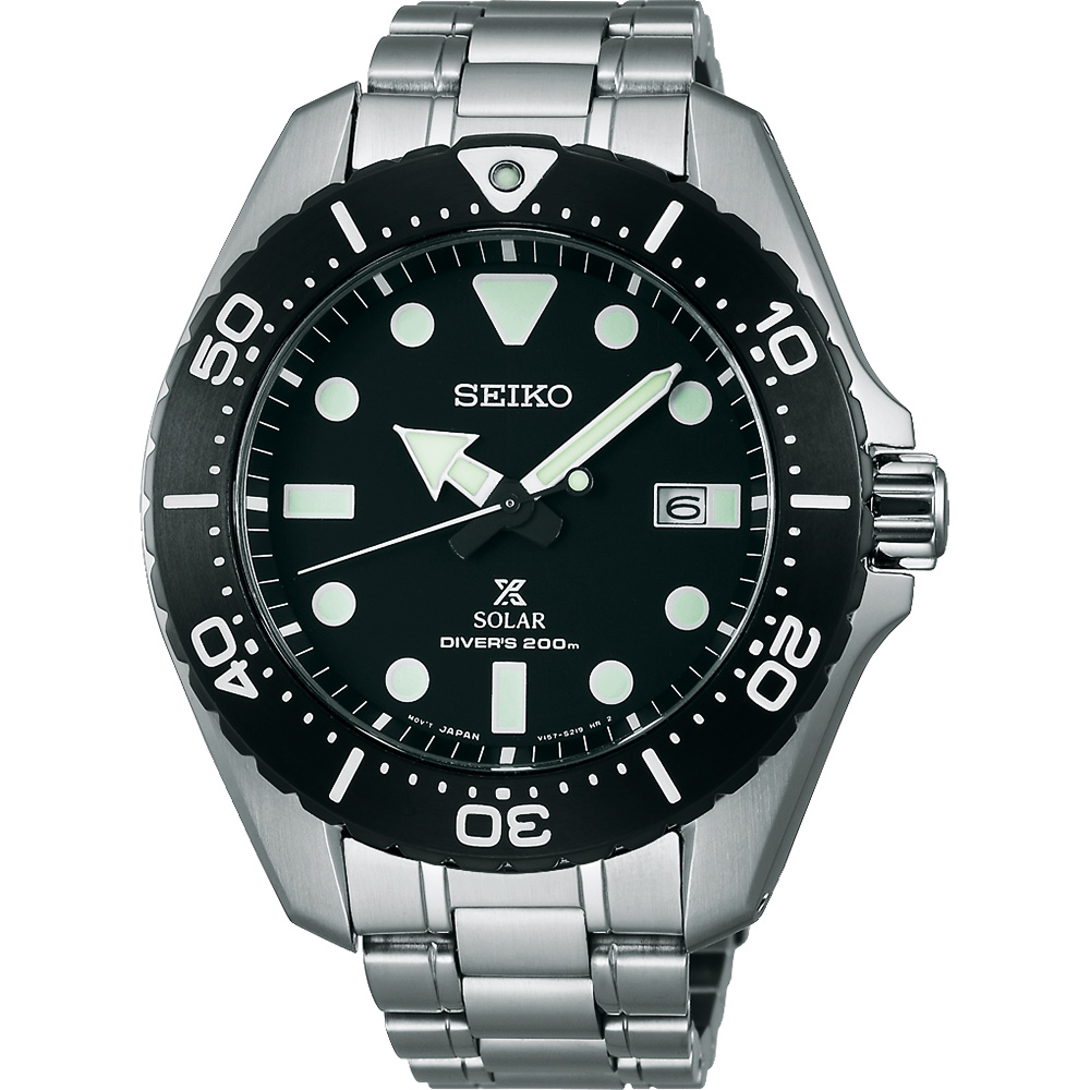 SEIKO 精工 PROSPEX SCUBA 太陽能鈦潛水錶(SBDJ013J)-黑