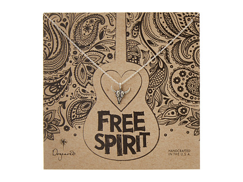 Dogeared Free Spirit 自由靈魂系列 牛頭 銀色項鍊 附原廠盒