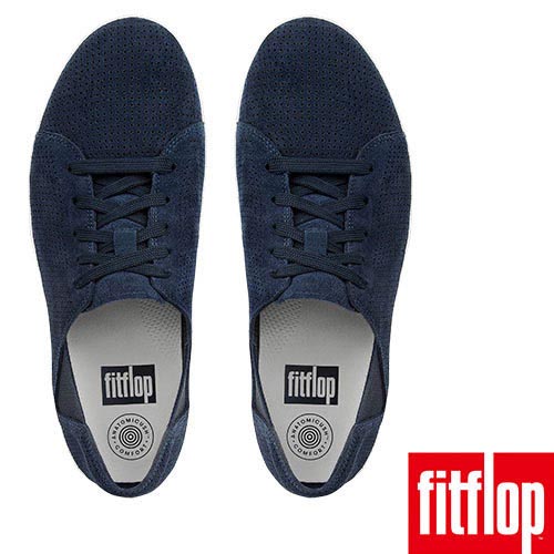 FitFlop F-SPORTY PERFSUEDE SNEAKER藍