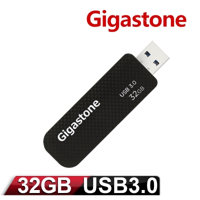 Gigastone 立達國際 UD-3201 32GB USB3.0 膠囊隨身碟(黑/金)