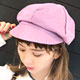 AnnaSofia 側英草寫文飾 報童帽貝蕾帽(甜粉系) product thumbnail 1