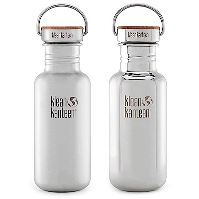 美國Klean Kanteen 竹片蓋不鏽鋼冷水瓶532ml