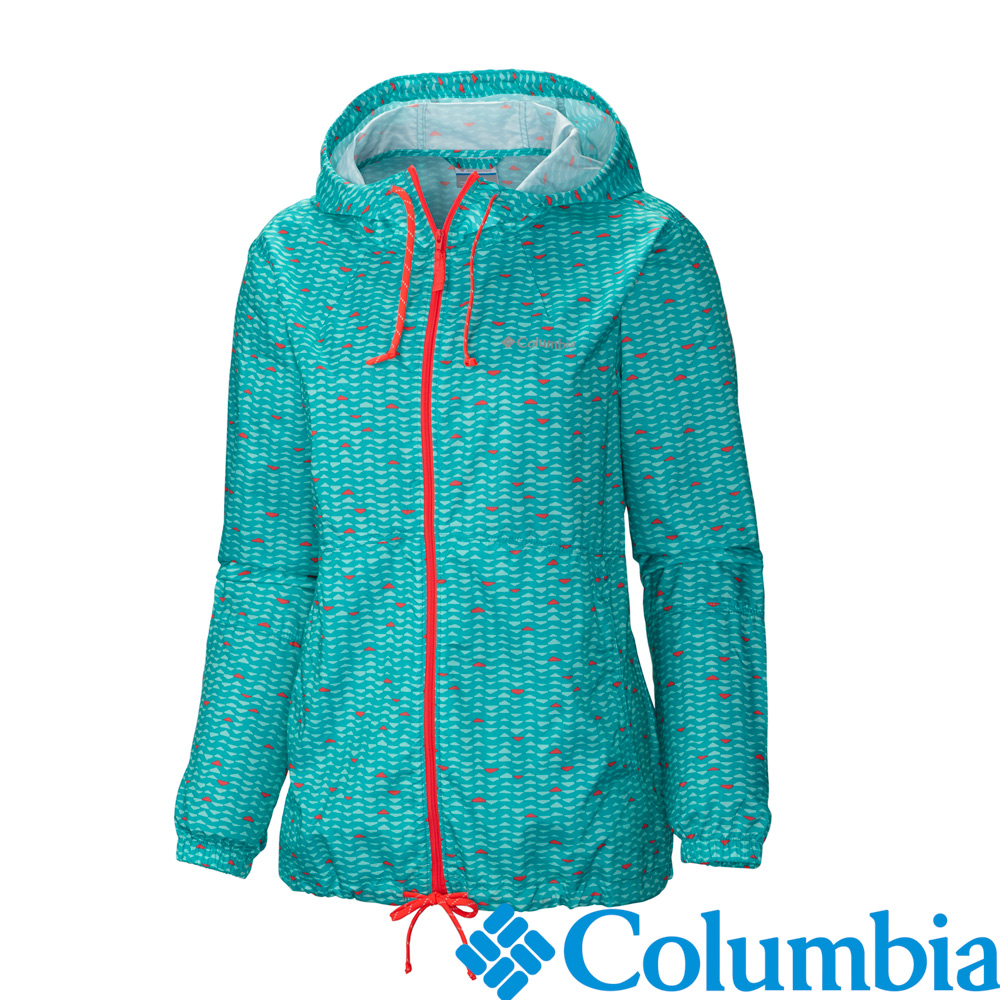 Columbia哥倫比亞-單件式防潑外套-女用-綠色/UKL30130GR