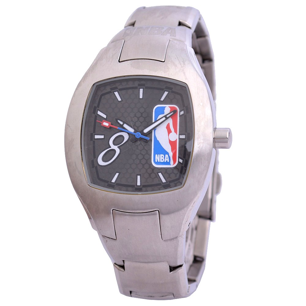 NBA 美國職籃 幸運數字8號腕錶-鐵灰/36mm