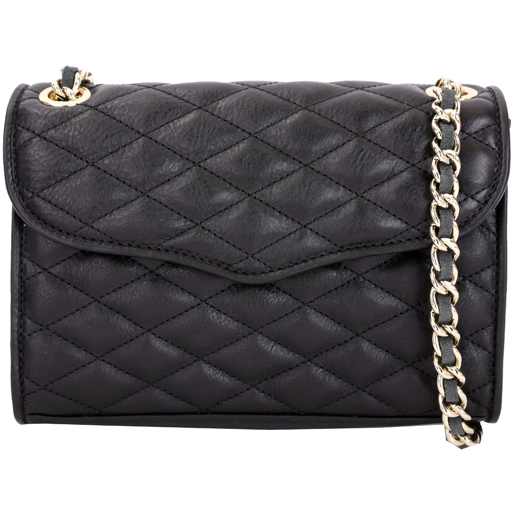 Rebecca Minkoff Quilted Affair 菱格鍊帶包(Mini/黑色)