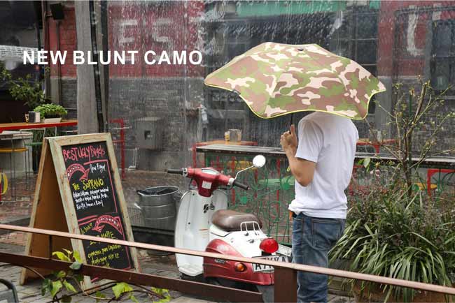 紐西蘭BLUNT保蘭特 抗強風 防反傘 抗UV 折傘(迷彩圖騰橘色)
