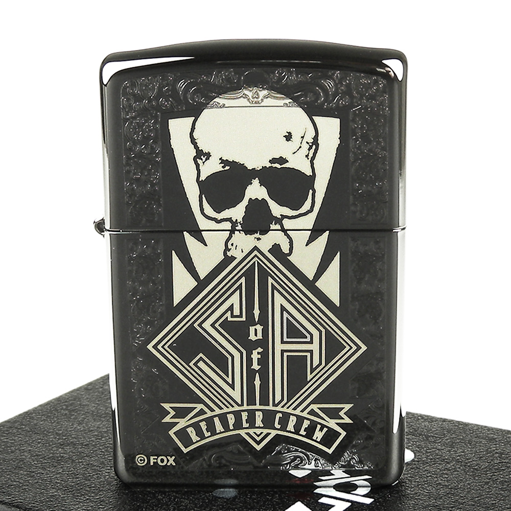 【ZIPPO】美系~Sons Of Anarchy-混亂之子骷髏圖案打火機