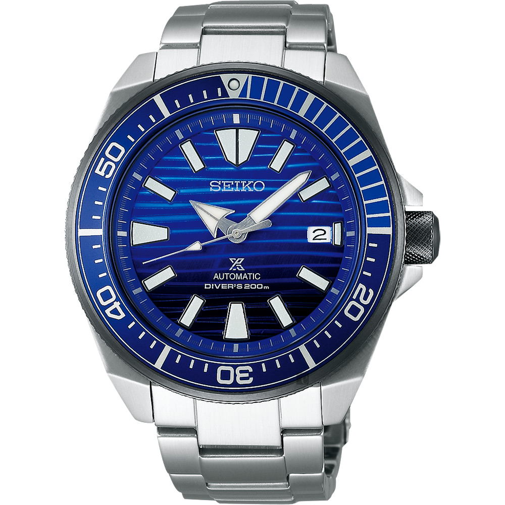 SEIKO精工 Prospex 200米潛水愛海洋藍鯨機械錶-45mm 4R35-01X0B