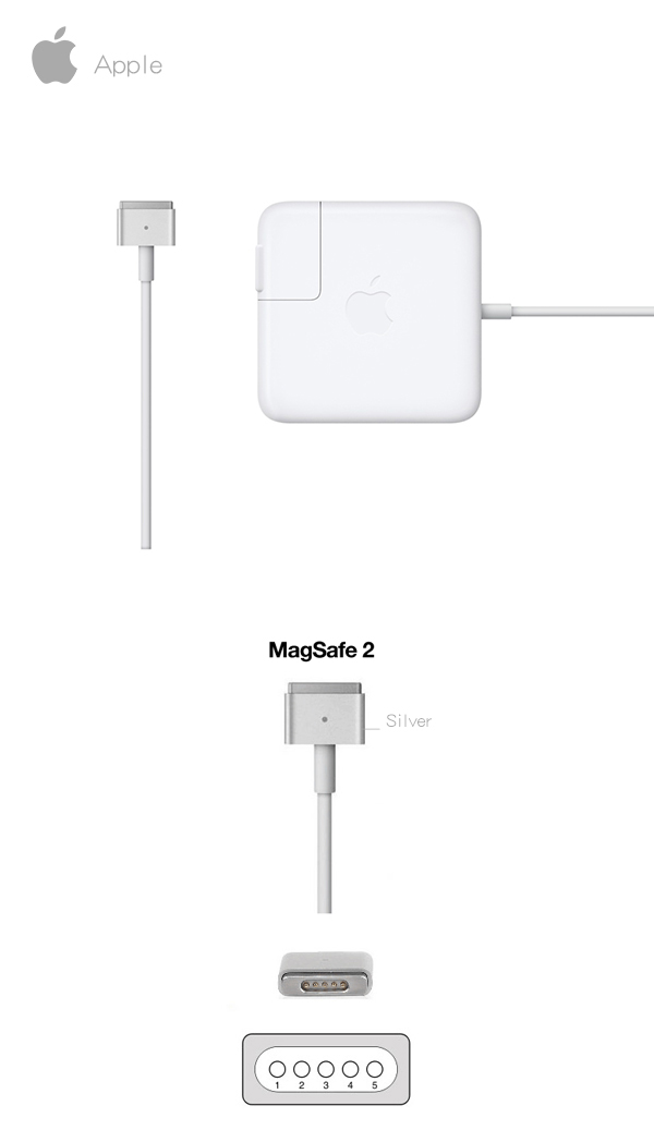 Apple 85W MagSafe 2 電源轉換器 (適用MacBook Pro)