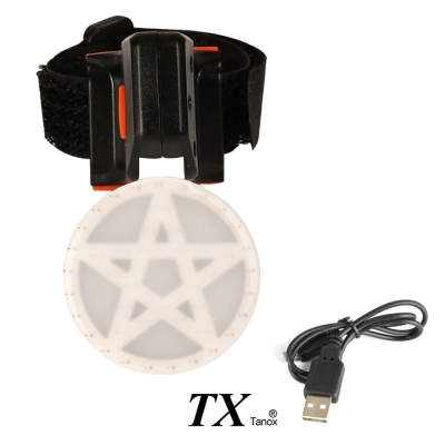 TX特林USB充電紅藍雙色閃爍自行車尾燈(T-BS-USB)