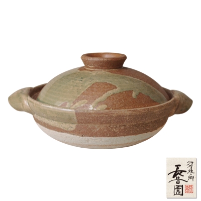 日本長谷園伊賀燒 日式伊賀釉料理陶鍋