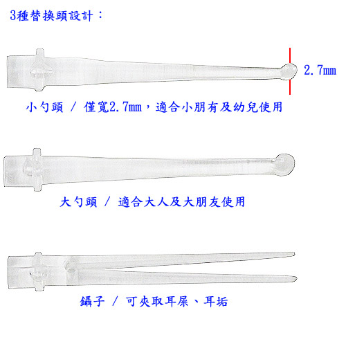 月陽電動吸耳器潔耳器掏耳機發光耳扒超值組(013920A)