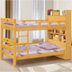 時尚屋 洛克3.5尺檜木色功能雙層床195-2(不含床墊-只含床架-床頭) product thumbnail 1