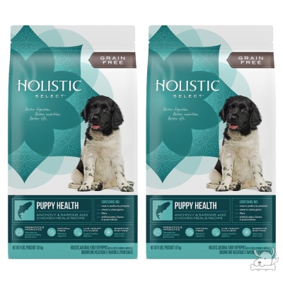 Holistic Select 活力滋 無穀幼犬 二種魚健康成長配方 12磅 X 2包