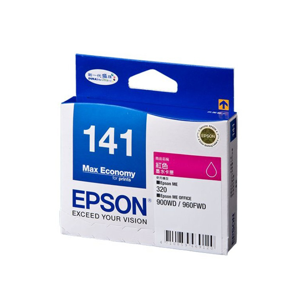 EPSON NO141 T141350 紅色原廠墨匣