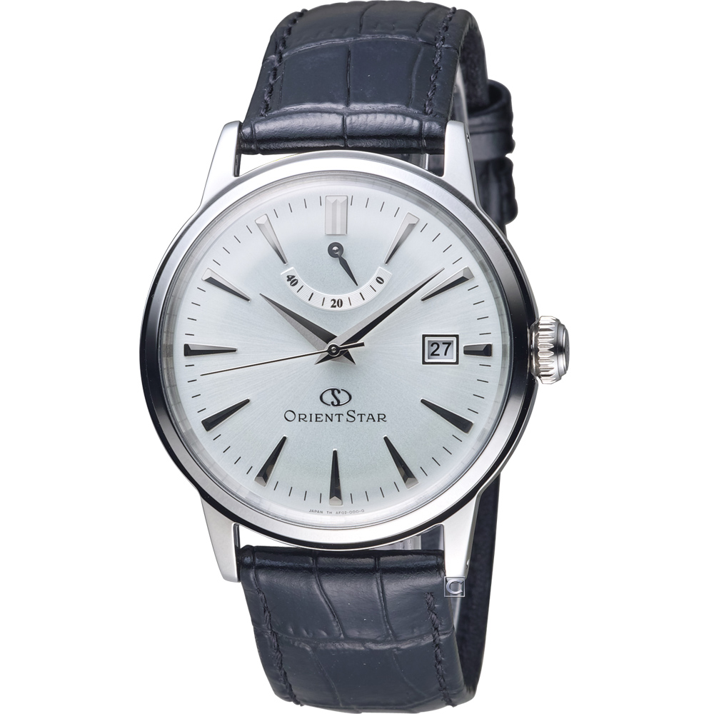 ORIENT STAR 東方之星 CLASSIC系列 經典動力儲存機械錶-銀白/39mm