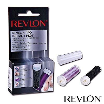 Revlon 抗菌速效去腳皮機混合滾軸補充裝(2入/盒)
