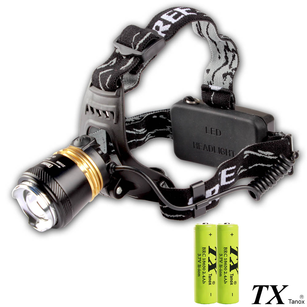 特林TX美國CREE×PE Q5 LED無段式變焦頭燈(T-CK-D18)