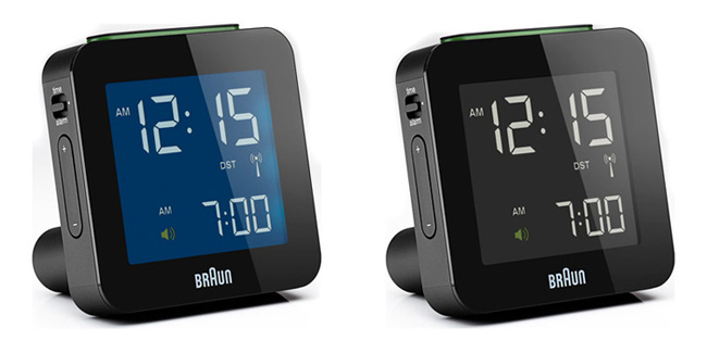 德國BRAUN百靈-電波數位旅行電子鬧鐘-黑(BNC009BK-RC)