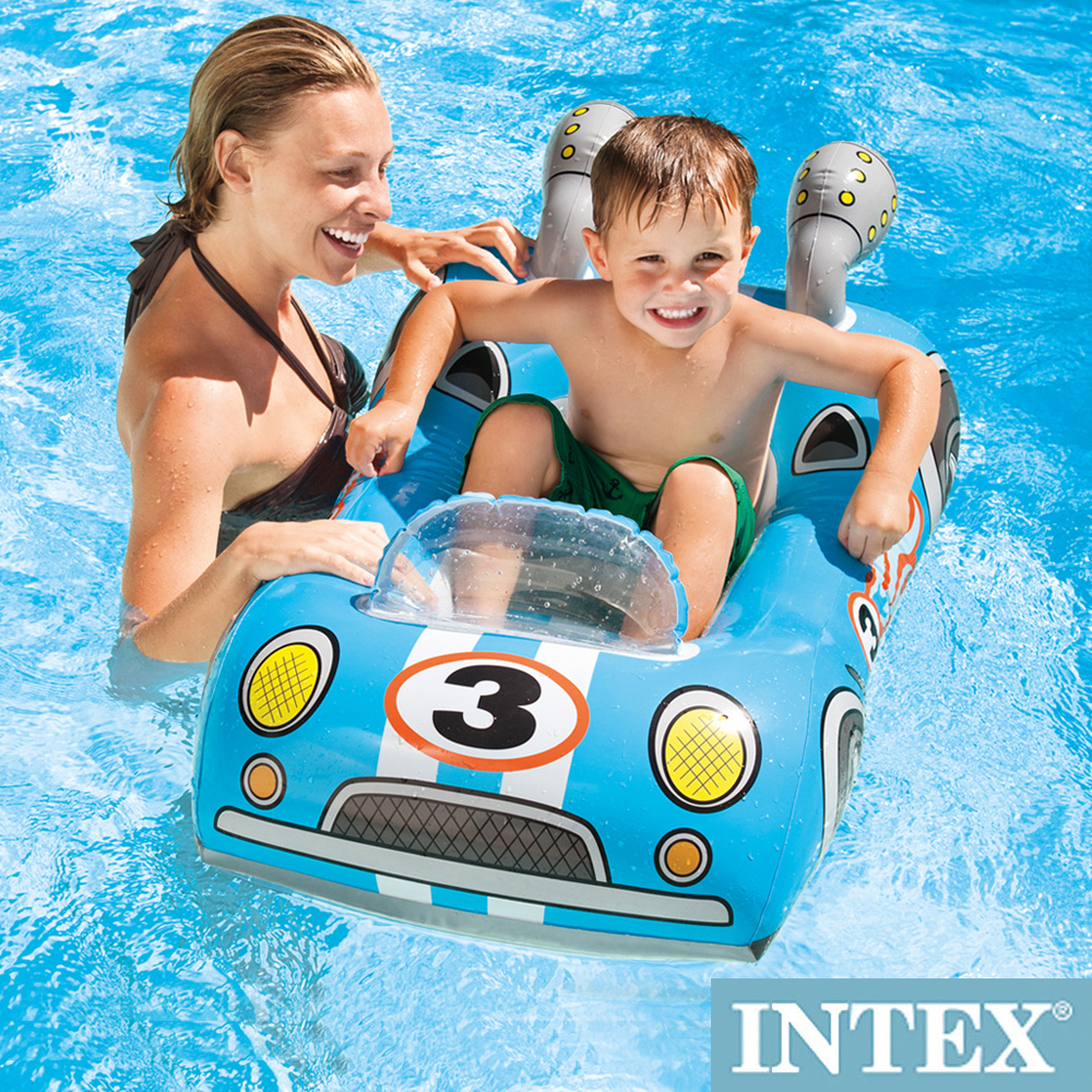 INTEX 造型游泳圈-車子/飛機/鯊魚(隨機出貨) 適用3~6歲(59380)