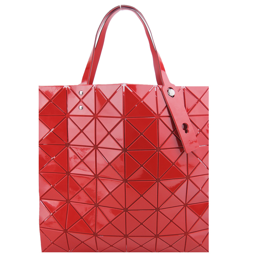 ISSEY MIYAKE 三宅一生BAOBAO 透光6X6手提包手提包(紅)