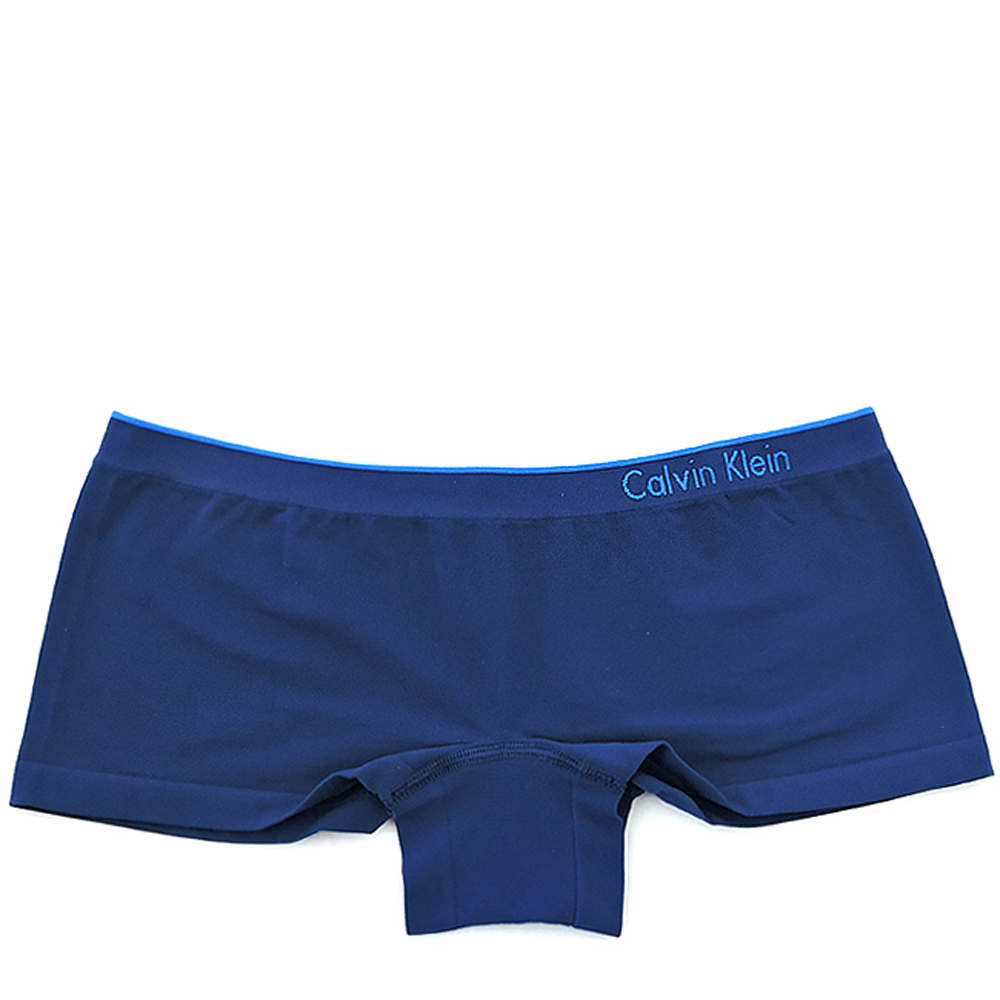 Calvin Klein 海軍藍色平口低腰內褲-S/M