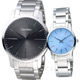 Calvin Klein 純粹愛戀時尚對錶(K2G2G1Z3+K2G2314X)黑x藍 product thumbnail 1