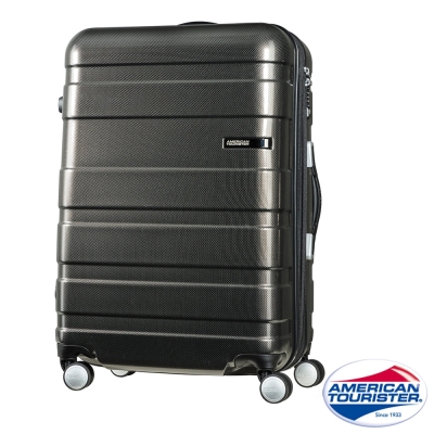 AT美國旅行者 29吋HS MV + Deluxe時尚硬殼飛機輪可擴充TSA行李箱(霧黑)