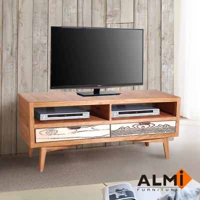 ALMI-TV 2 DRAWERS 雙抽電視櫃W140*D45*H58CM