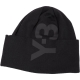 Y-3 Beanie 品牌字母LOGO針織毛帽(黑色) product thumbnail 1