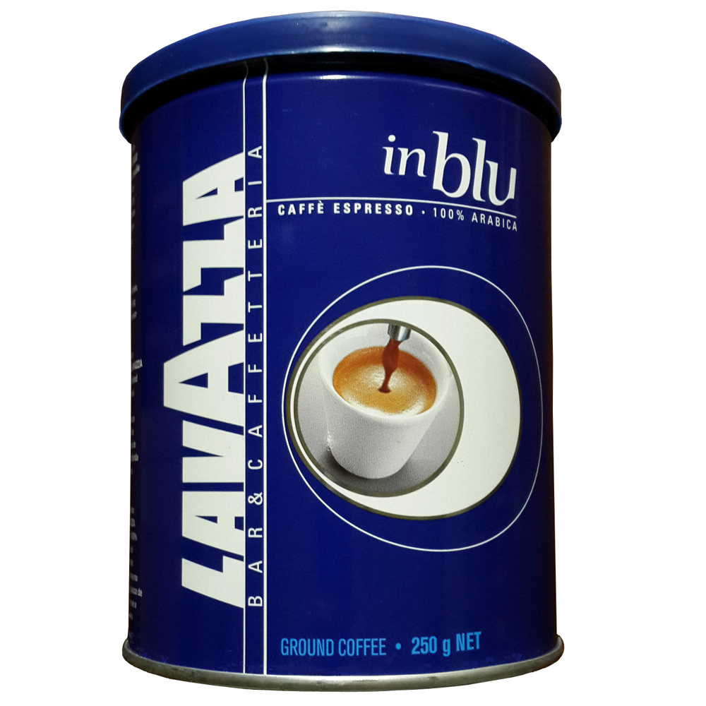 LAVAZZA inblu 藍牌咖啡粉(鐵罐裝2罐)