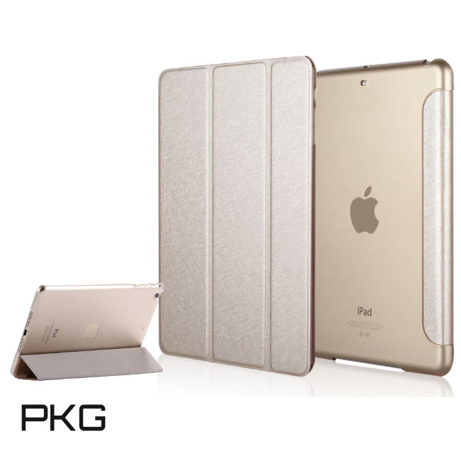 PKG APPLE IPAD 9.7 (2017)三折式側翻蓋護套殼,具休眠功能