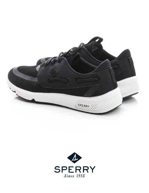 SPERRY 全新進化7SEAS全方位休閒鞋(情侶款)-黑