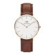 DW Daniel Wellington 棕色皮革錶-金框/36mm product thumbnail 1