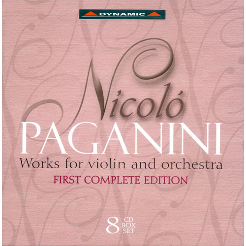 帕格尼尼 - 小提琴與管弦樂作品大全集 8CD