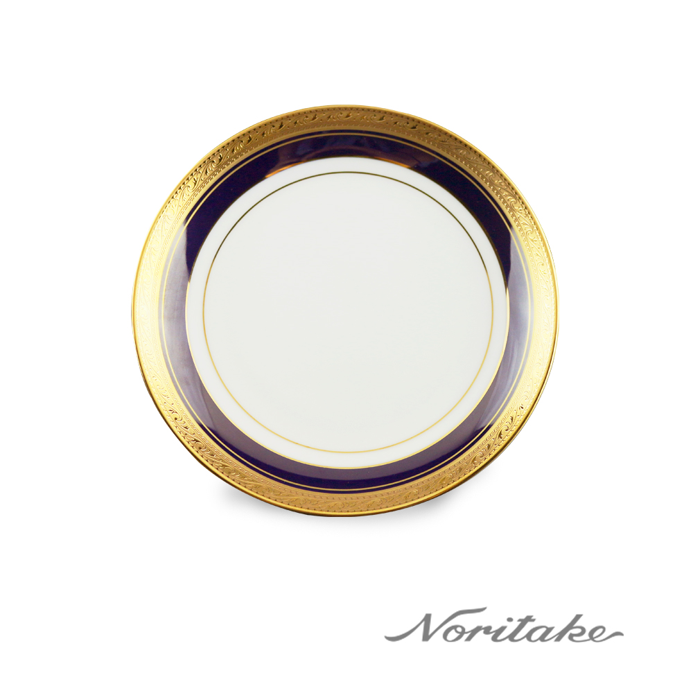 Noritake 藍色多瑙河金邊骨盤16cm