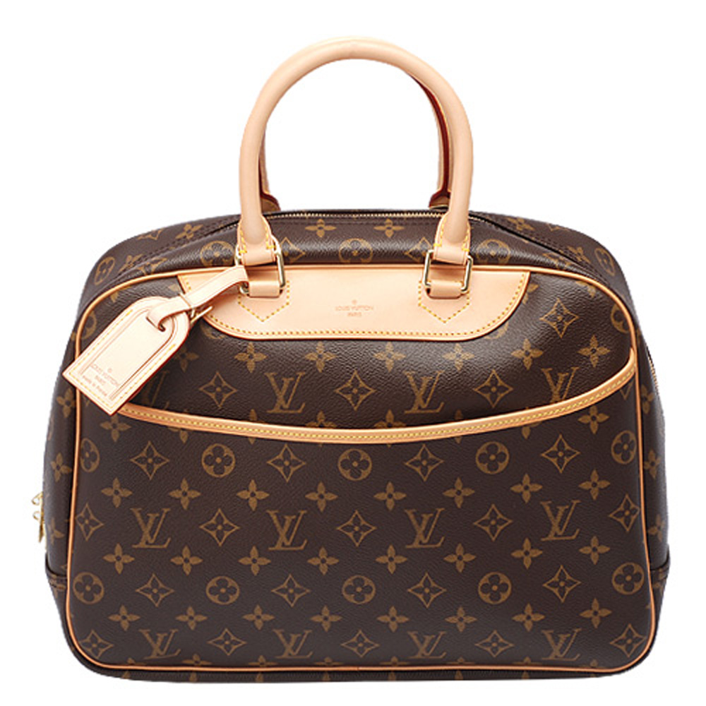 LOUIS VUITTON Monogram Deauville Hand Bag M47270 LV Auth bs4846