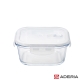 【ADERIA】日本進口耐熱玻璃扣式保鮮盒750ml(方型款) product thumbnail 1