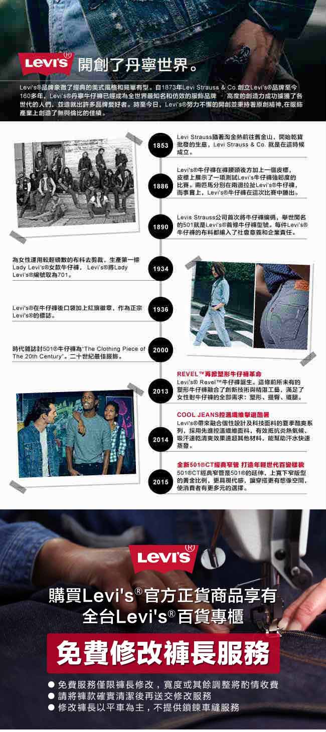 Levis 男款 上寬下窄 502 Taper牛仔長褲 硬挺厚磅