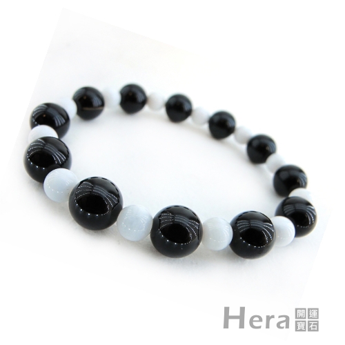 Hera精選氣質黑玉髓手珠(8mm)