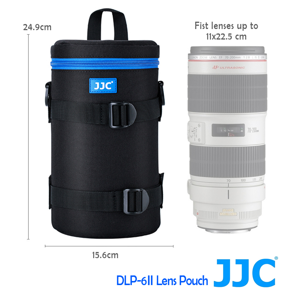 JJC DLP-6 二代 豪華便利鏡頭袋 110x225mm