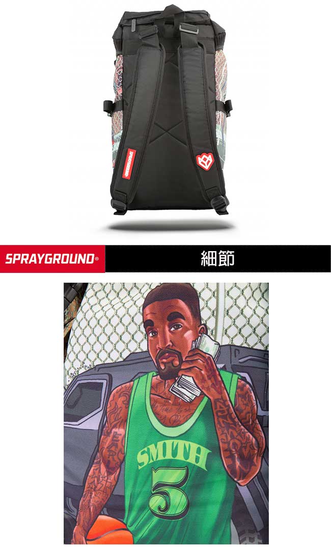 SPRAYGROUND J.R. Smith 瘋狂射手史密斯聯名筆電後背包