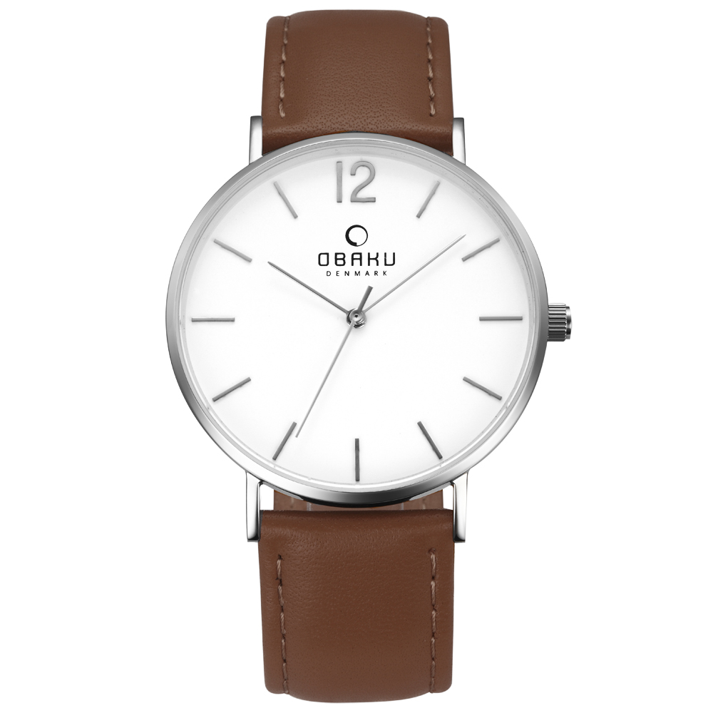 OBAKU 精粹重現十週年限定真皮錶款-V197GXCWRN/40mm