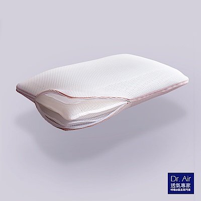 Dr.Air透氣專家  立體3D蜂巢式透氣 可水洗枕頭 可調整高度 科技枕 全3D